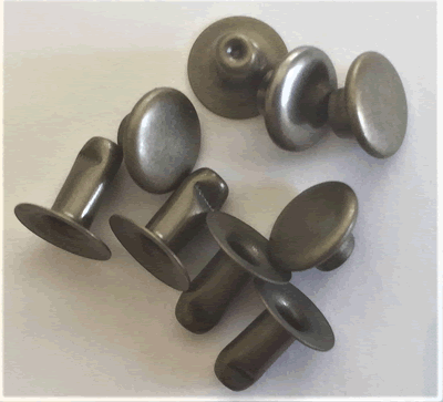 Rapid Rivets Small Antique Brass Plated   ID1271-15  BSF-1