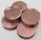 Copper Round Bar 25 x 10mm NE-CZ121-25x7