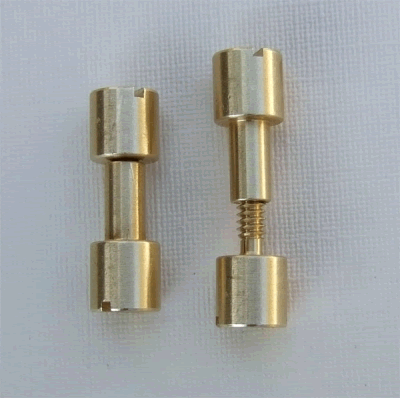 Brass Corby Bolts 5/16 Head with 5.5 shaft  LOM-B-5/16-5.5P CB1