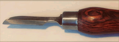 Wood - Mini Flat Edge Scraping Spoon Carver 3 FR-MS BX-17