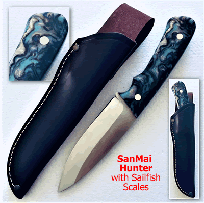 The NEW SanMai Hunter Bushcraft and Hunting Knife Bx2