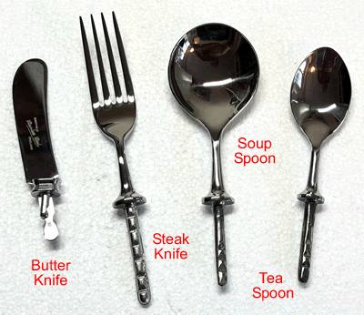 NEW Stainless Steak Fork SCS-SteakF-CH-3