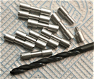 Aluminium 6.4mm Corby Bolts and free drill TEN PACK 6.4 lom-ali LB1