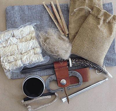 NEW Handmade Antler Full Survival Fire KitRM-AFSFK