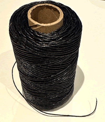 Black Waxed Thread Strong ID-1220