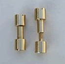 Brass Corby Bolts 5/16 Head with 5.5 shaft Ten Pack LOM-B-5/16-5.5TP CB1