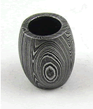 Damascus Barrel Bead 13100