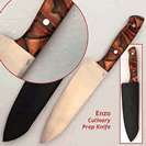 The Enzo Tiger Ripple Chefs Prep Knife