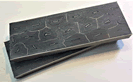 Black and White Linen Finger Print Micarta Scales DD-FP-Sc