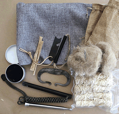 NEW Handmade Full Survival Fire KitRM-FSBK-1