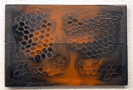 Golden Dragons Skin Acrylic with Brown and Amber background colours  - ENk-Fr-BX1