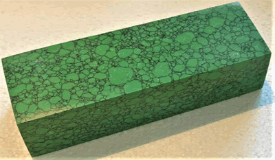 Marbelled Grass Green SimStone Block SF-GrassG-Blk