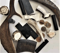 Horn, bone, hoof and antler for handles, scales, spacers and insets