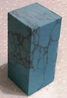 Marbelled Turquoise SimStone Spacer Block WT-PBSS06