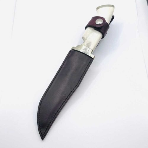 Moose Bowie - with Raindrop Damascus Steel