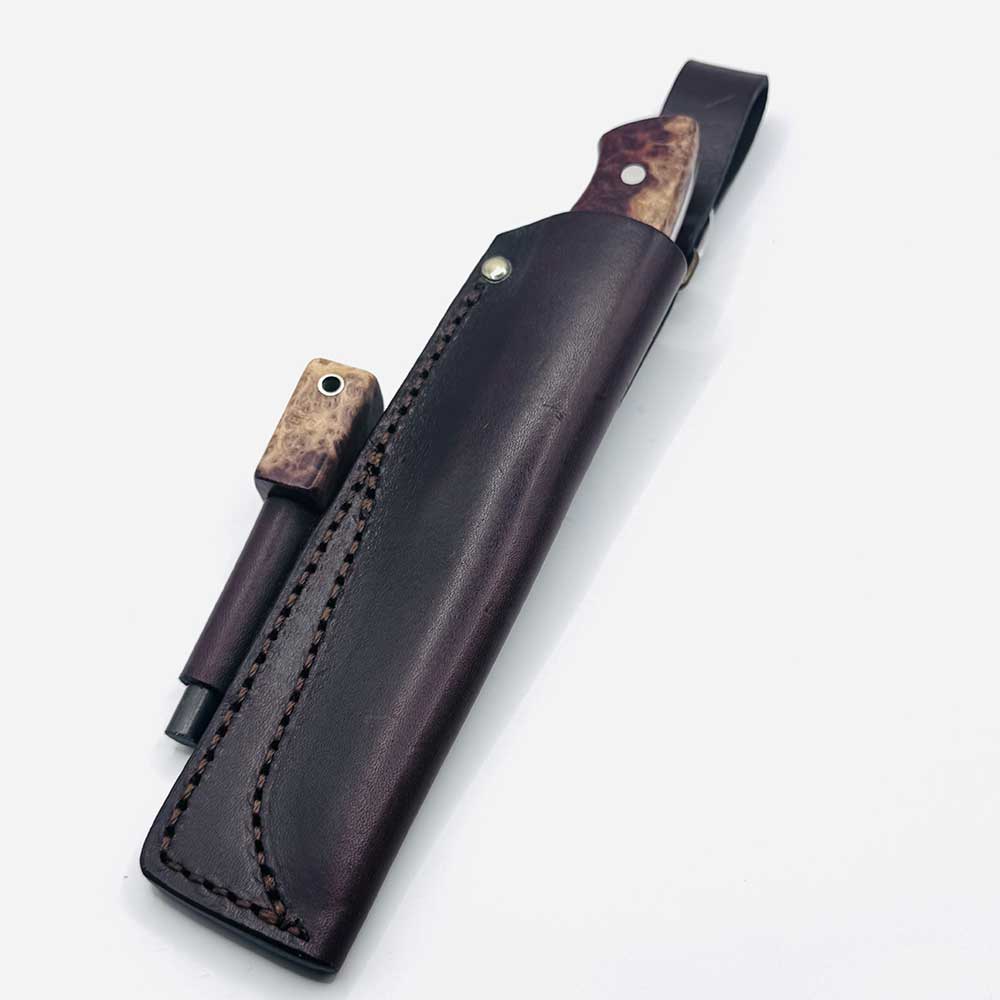 Enzo Trapper 95 Mallee Burl Bushcraft Set - Image 4