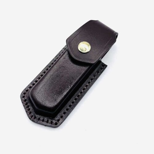 Brown Leather Folding Pouch