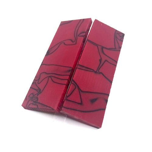 Red with Black Ripple Scales