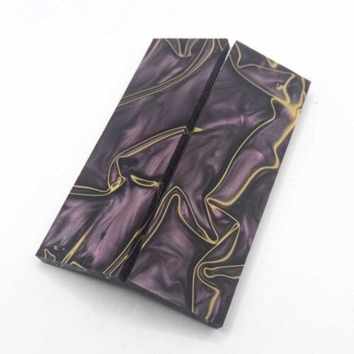 Royal Pearl Purple and Yellow Ripple