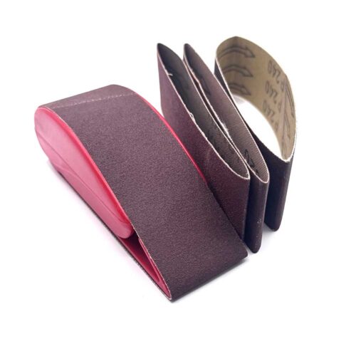 Spring Loaded 40mm Hand Sander - with spare bands